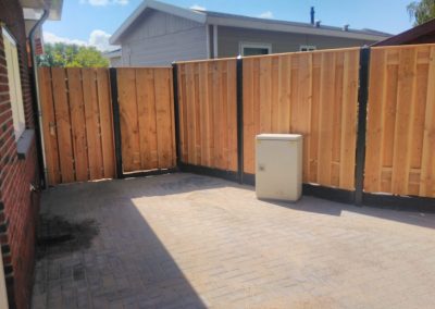 Op maat gemaakte houten schutting