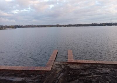 Twee steigers gemaakt door de Werkverzetter